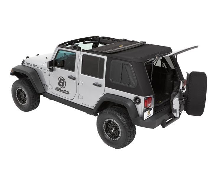 BESTOP 54864-17 Bestop - 54864-17 - TREKTOP PRO JK2 DK/HW BLK TWILL BO