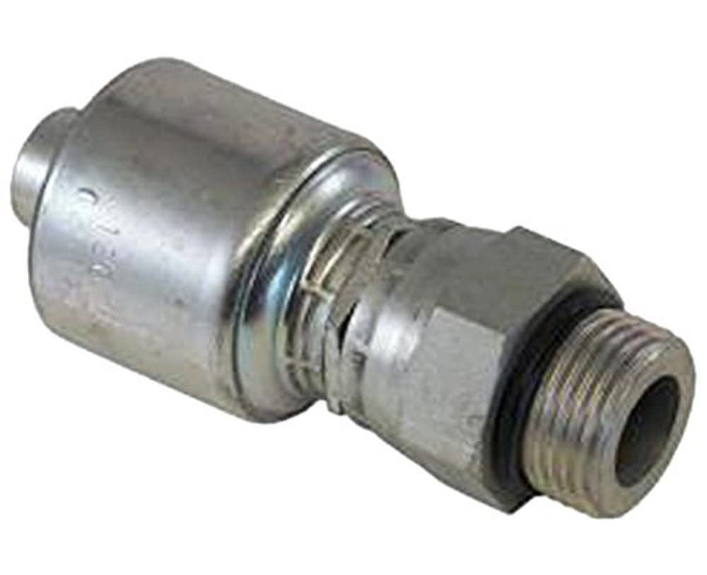 Gates G25121-0608 MegaCrimp Couplings, Male O-Ring Boss Swivel