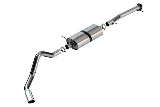 BORLA 140833 Borla 20-22 Chevrolet/GMC Silverado/Sierra 6.6L T-304 SS Cat-Back S-Type Exhaust - Brushed - 140833
