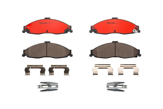 BREMBO P10024N Brembo P10024N Premium Ceramic Front Disc Brake Pad Set CHEVROLET OE# 12519999