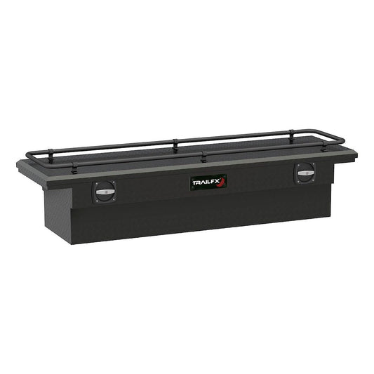 TRAILFX 120693CR Crossover Low Profile, Single Lid, Diamond Tread, Matte Black, Aluminum