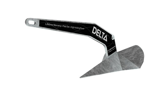 LEWMAR 0057416 Lewmar Galvanized Delta Anchor 16kg/35lbs for Boats 35'-52'