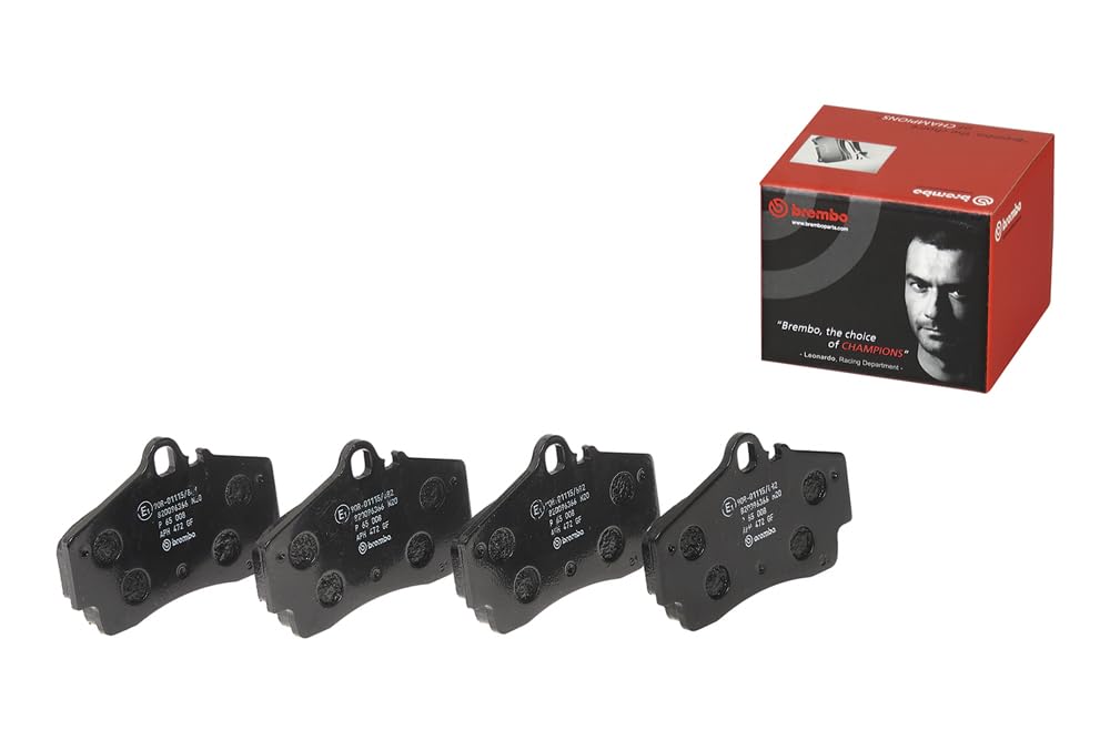 BREMBO P65008 Brembo P65008 Low-Met Rear Disc Brake Pad Set PORSCHE OE# 98635293910