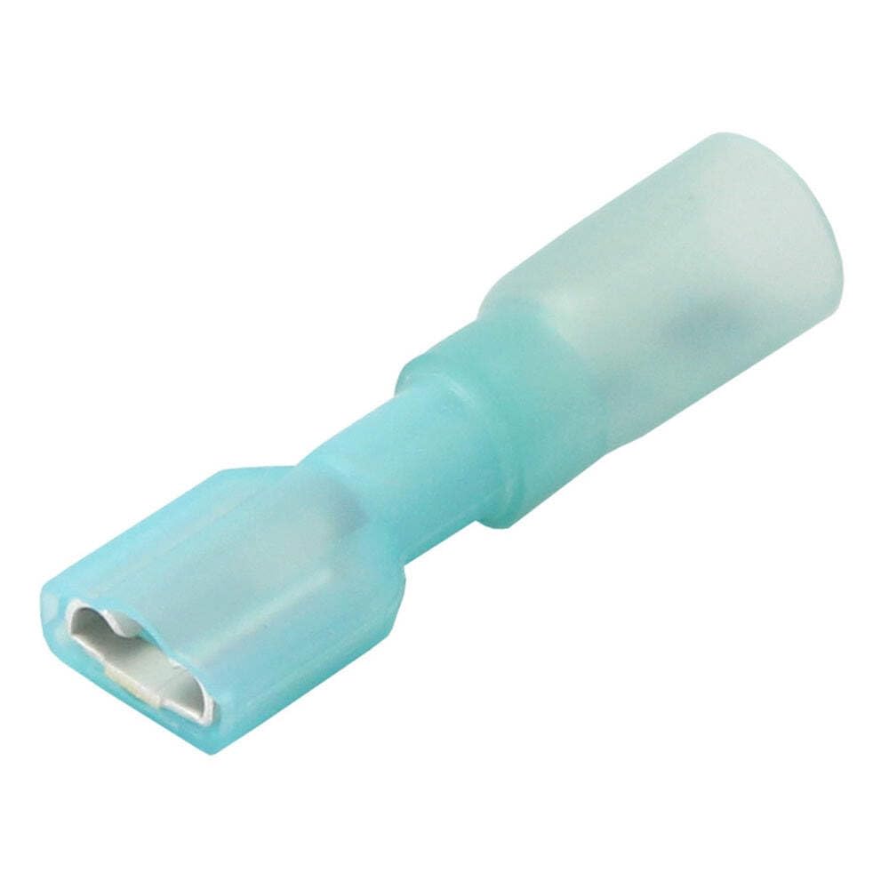 PACER TDE14-250FI-100 Pacer 16-14 AWG Heat Shrink Female Disconnect - 100 Pack