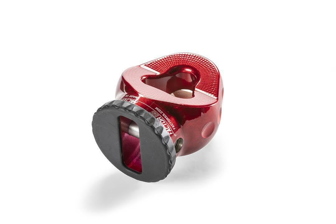 FACTOR 55 00310-01 Factor 55 Prolink E Titanium Double Shear Pin, Designed for Steel Cables and Synthetic Winch Ropes up to 3/8" Diameter - Red