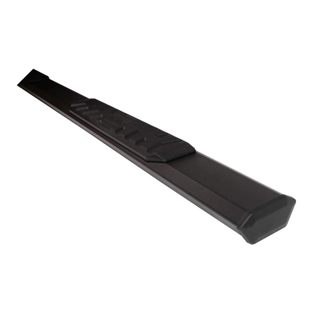 TRAILFX AL4020B TrailFX Nerf Bars Fits 2022-2026 Ford Maverick Titanium Black Powder Coated Aluminum 4.5 Inch Hexagonal Side Steps with Step Pads Rocker Panel Mount Set of 2 Running Boards
