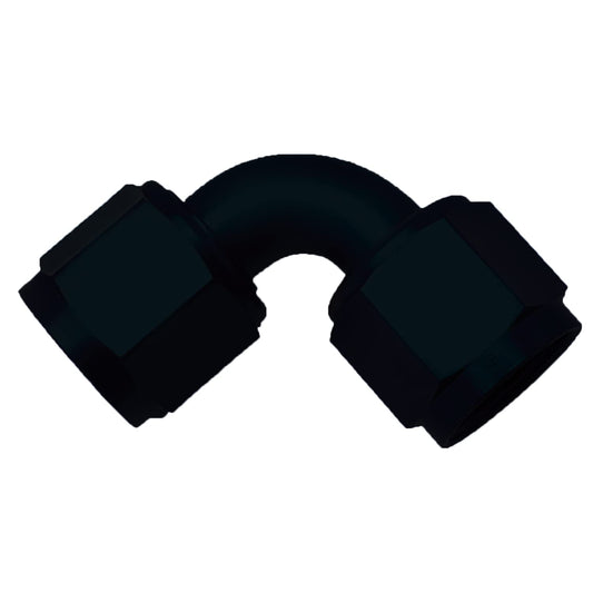 SPEEDFX 560890BK Speedfx 560890BK -8AN 90 BLK SWIVEL COUPLER