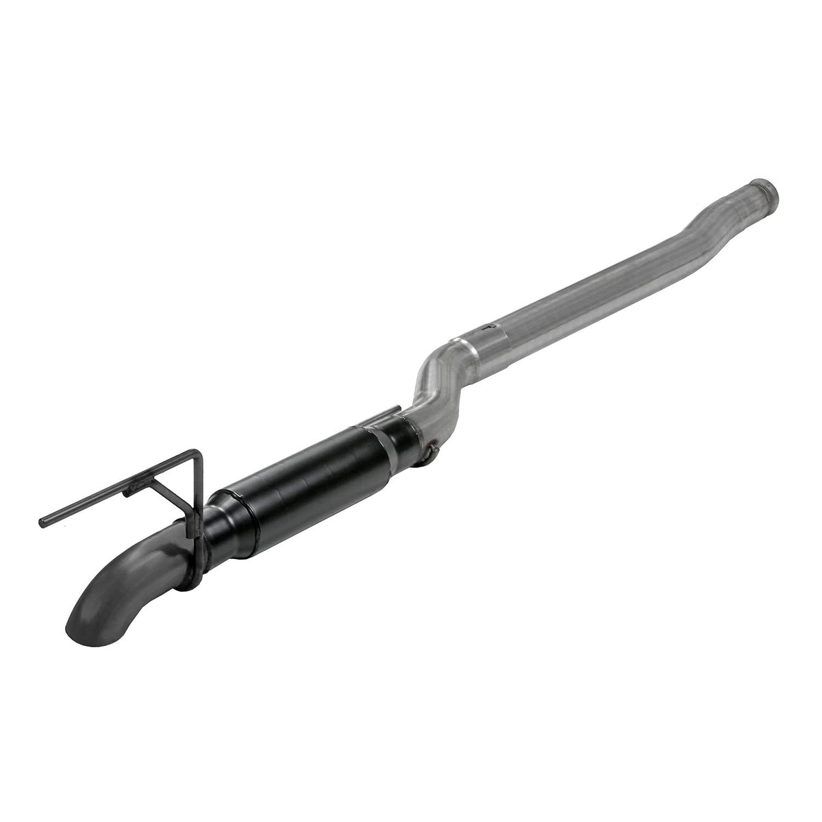 FLOWMASTER 817958 Flowmaster 817958 Outlaw Extreme High Clearance Cat-Back Exhaust Kit 3 Inch 409 Stainless Steel Black Single Dump Style Turndown Compatible with 2020-2024 Jeep Gladiator JT 3.6L V6