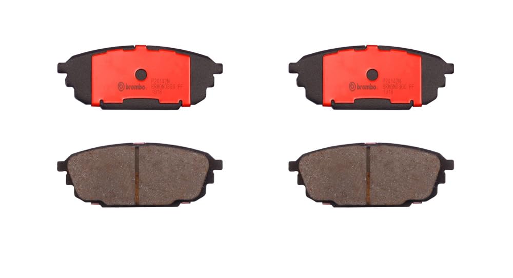 BREMBO P24142N Brembo P24142N Premium Ceramic Rear Disc Brake Pad Set MAZDA OE# BKYT2648Z