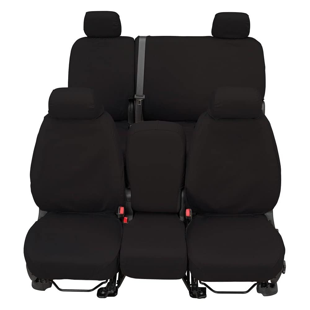 Covercraft SS3501PCCH Covercraft SS3501PCCH - SeatSaver Polycotton 1st Row Charcoal Custom Seat Covers
