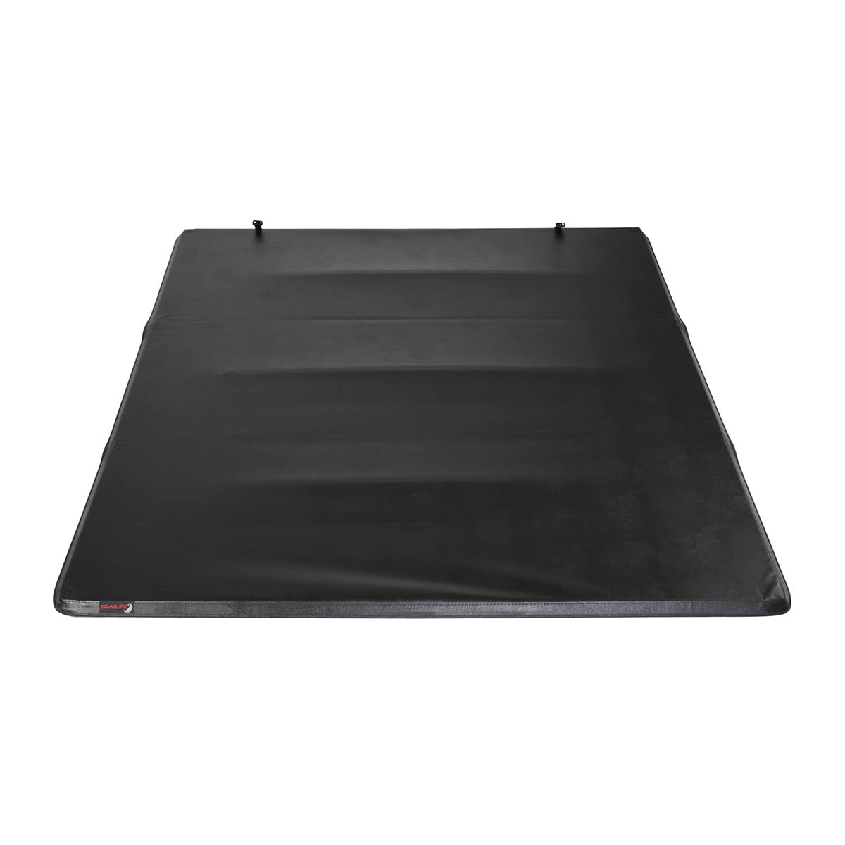 TRAILFX TFX5002 TrailFX Tonneau Cover Fits 2005 2015 Toyota Tacoma TrailFX TFX5002 Soft Tri Fold Black Vinyl Aluminum Rails Lockable Tailgate Handle with Rail Clamp