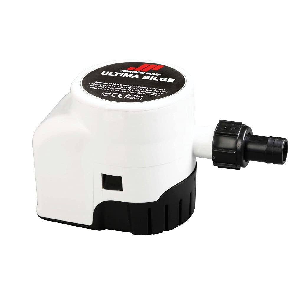 JOHNSON PUMP 32-47258-003 JOHNSON PUMP - SPX FLOW 32-47258-003 Ultima Bilge Pump with Integrated Switch - 12V, 600 GPH