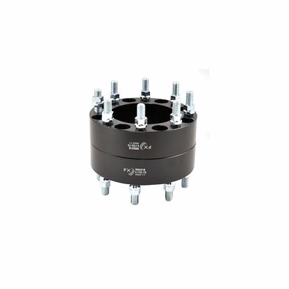 TRAILFX W866901N TrailFX Wheel Spacer W866901N, 8 x 6.69 Inch Bolt Pattern, 2 Inch Thickness, 125 Millimeter Hub Size, Black, Aluminum, Set Of 2, 16 Open End Conical Seat Lug Nuts, Fits 2005-2007 Ford F-250 Super Duty