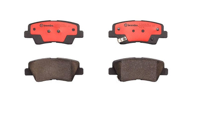 BREMBO P30047N Brembo P30047N Premium Ceramic Rear Disc Brake Pad Set EMGRAND/HYUNDAI/HYUNDAI (BEIJING)/KIA/KIA (DYK)/SSANGYONG OE# 583022HA50