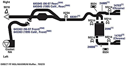 AP EXHAUST 9018 Ap Exhaust 9018 GASKET