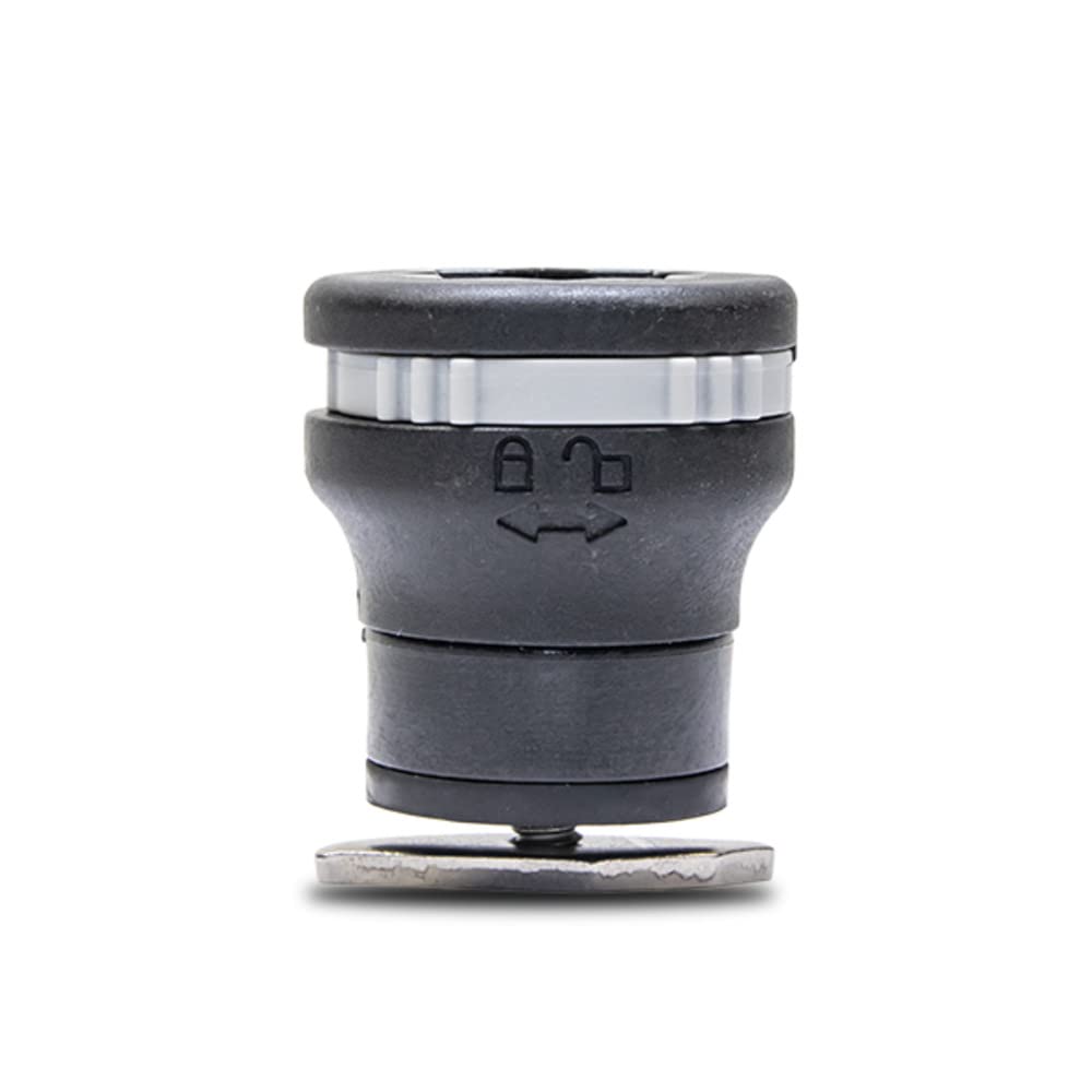 RAILBLAZA 08-4118-11 RAILBLAZA Kayak Rod Holder Tube with MiniPort Track Mount Base for Baitcasting, Spinning and Conventional Reels