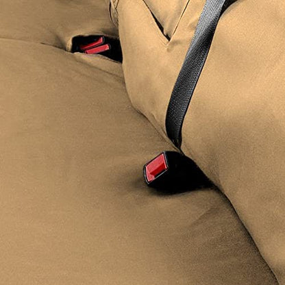 COVERCRAFT SS3305PCTN Covercraft SS3305PCTN Custom-Fit Front Bench SeatSaver Seat Covers - Polycotton Fabric, Tan