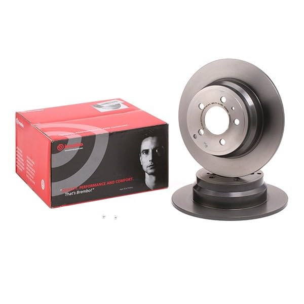 BREMBO 08556921C02 Brembo 08.5569.21 UV Coated solid Rear Brake Rotor VOLVO OE# 2717940