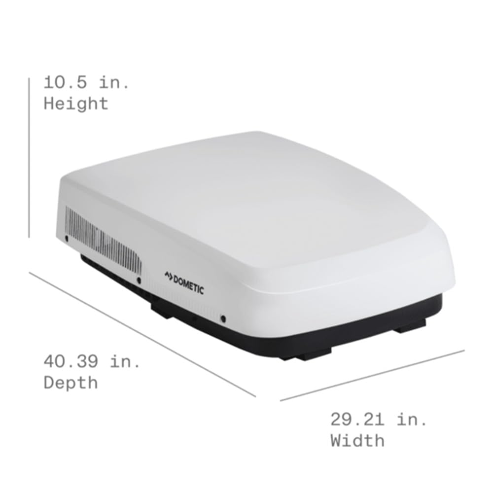 DOMETIC FJX5557EHPWHCS Dometic FreshJet 5 Series Electronic 15K BTU Low-Profile Air Conditioner with Heat Pump