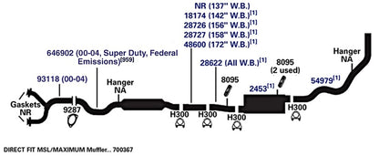 AP EXHAUST 54979 AP Exhaust Products 54979 Exhaust Tail Pipe