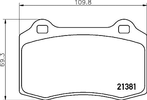 BREMBO P36020 Brembo P36020 Low-Met Front Disc Brake Pad Set CITROËN/DAIMLER/JAGUAR/PEUGEOT/SEAT/VOLVO OE# C2C24016