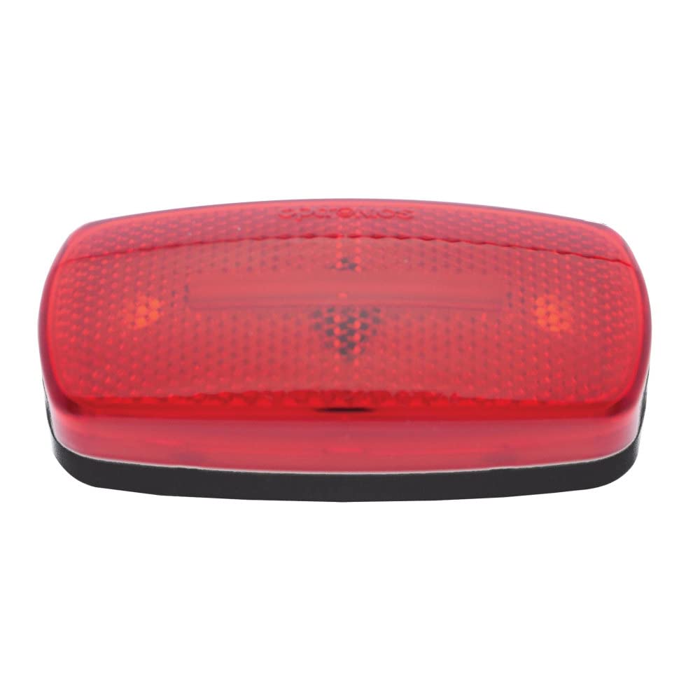 OPTRONICS MC32RBS Optronics MC32RBS Surface Mount Maker/Clearance Light with Reflex, Red