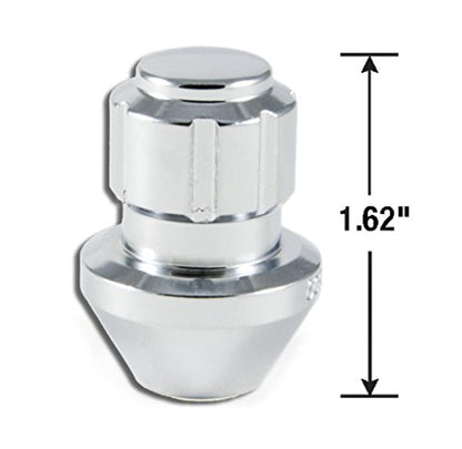 GORILLA 96641DX Gorilla Automotive 96641DX Chrome Factory Style Wheel Lock Set (14mm x 1.50 Thread Size, 4-Pack)