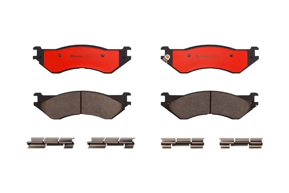 BREMBO P18023N Brembo P18023N Premium Ceramic Rear Disc Brake Pad Set DODGE OE# 5093257AA
