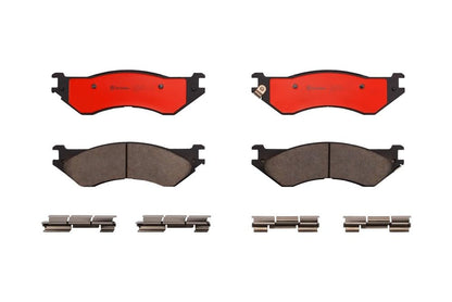 BREMBO P18023N Brembo P18023N Premium Ceramic Rear Disc Brake Pad Set DODGE OE# 5093257AA