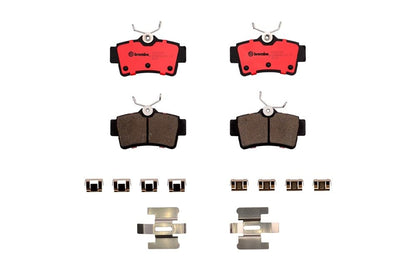 BREMBO P24133N Brembo P24133N Premium Ceramic Rear Disc Brake Pad Set FORD AUSTRALIA/FORD USA OE# F4ZZ2200b