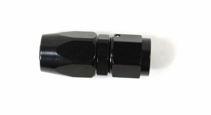 SPEEDFX 510800BK Hose Ends Full Swivel; -8AN; Straight; Anodized; Black; Aluminum; Single