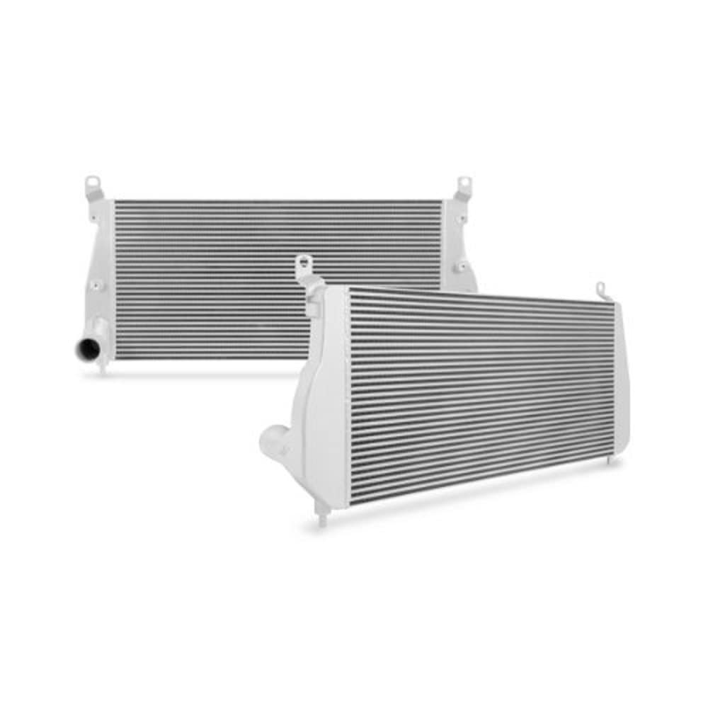 MISHIMOTO MMINT-DMAX-01SL Mishimoto MMINT-DMAX-01SL Performance Intercooler Compatible With Chevrolet 6.6L Duramax 2001-2005 Silver