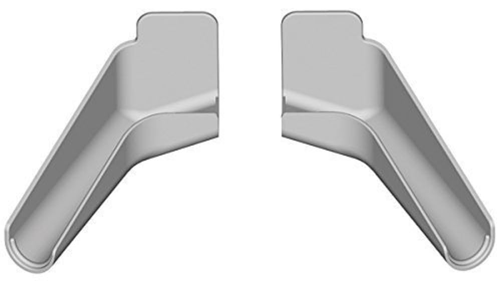 JR PRODUCTS 655-PW-A JR Products 655-PW-A Polar White Rigid Extended Rain Gutter Spout