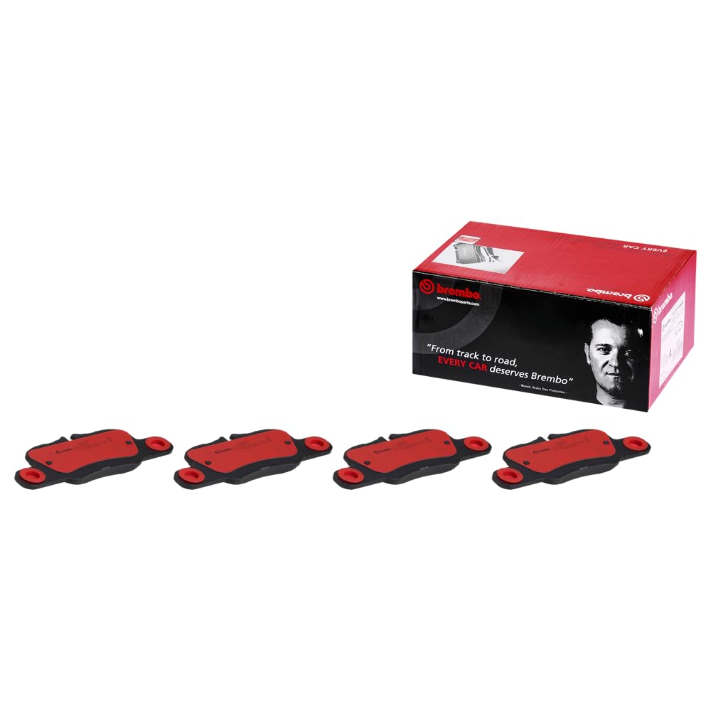 BREMBO P65020N Brembo P65020N Premium Ceramic Rear Disc Brake Pad Set PORSCHE OE# 971698451D