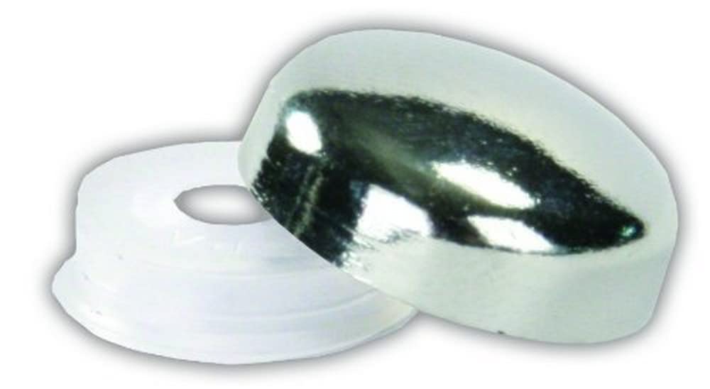 JR PRODUCTS 20405 JR Products 20405 Screw Covers, Pack of 14 - Chrome