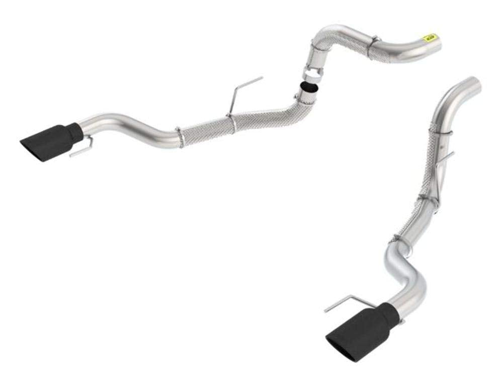 BORLA 60640BC BORLA 60640BC Tail Pipes '17-'20 Ford F-150 Raptor/ '19-'20 LTD/ '21-'23 Tremor/Black Appear. 3.5L V6 AT 2&4WD Crew Cab Short Bed (5' 5") 134.2" WB/Ext. Cab Short Bed (5' 5") 146" WB (Tremor 145.5")