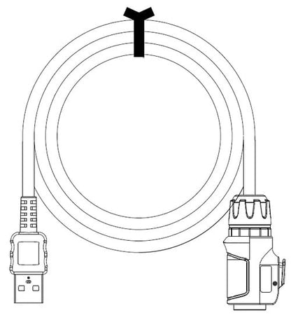SIONYX A015800 SiOnyx USB Power & Digital Video Cable for Nightwave Cameras, 3m, USB-A
