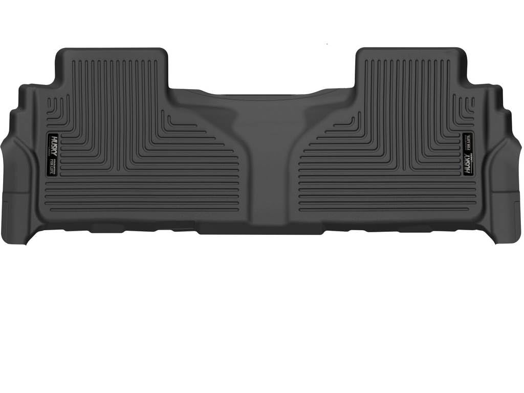 Husky Liners 55871 Husky Liners X-act Contour Floor Mats – Fits 2021-2025 Chevrolet Suburban & Chevrolet Tahoe; 2021-2025 GMC Yukon (Includes XL) – 2nd Row, 1-pc Black - 55871