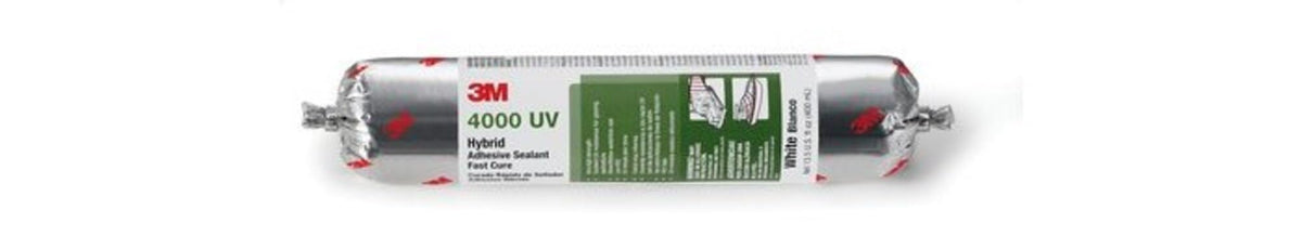 3M 06586 3M Hybrid 4000 UV PN Adhesive Sealant Fast Cure (White, 400ml Sausage Pack)