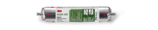 3M 06586 3M Hybrid 4000 UV PN Adhesive Sealant Fast Cure (White, 400ml Sausage Pack)