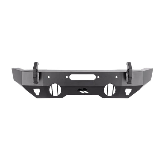 RUGGED RIDGE 11540.32 Rugged Ridge HD Bumper, Front for Jeep Wrangler/Gladiator | Stubby, Steel, Black | 11540.32 | Fits 2018-2025 Jeep Wrangler JL; 2020-2025 Jeep Gladiator JT