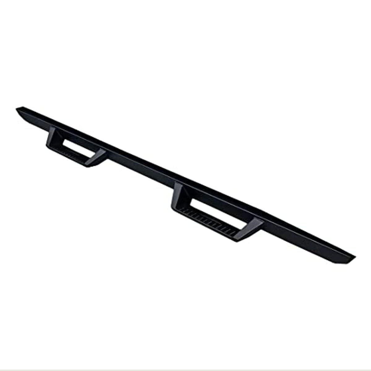 TRAILFX DHS004B TrailFX Drop Hoop Nerf Bars with Drop Down Steps for Chevrolet Silverado 1500 Crew Cab 2014-2018 Matte Black Powder Coated Steel Rocker Panel Mount TrailFX DHS004B