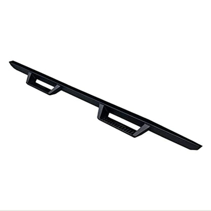 TRAILFX DHS004B TrailFX Drop Hoop Nerf Bars with Drop Down Steps for Chevrolet Silverado 1500 Crew Cab 2014-2018 Matte Black Powder Coated Steel Rocker Panel Mount TrailFX DHS004B