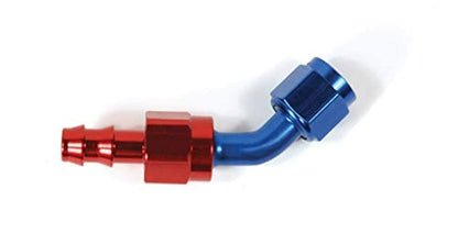 SPEEDFX 520645 Speedfx 520645 -6AN X 45 R/B PUSH-ON HOSE END