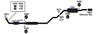 AP EXHAUST 4979 AP Exhaust Products 4979 Exhaust Spring
