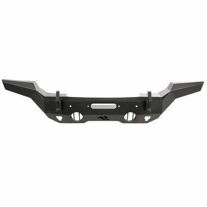 RUGGED RIDGE 11540.31 Rugged Ridge HD Bumper - Front, Full-Width - Fits 2007–2025 Jeep Wrangler JK/JL & 2020–2025 Jeep Gladiator JT - Heavy-Duty Bumper with Built-In Winch Plate