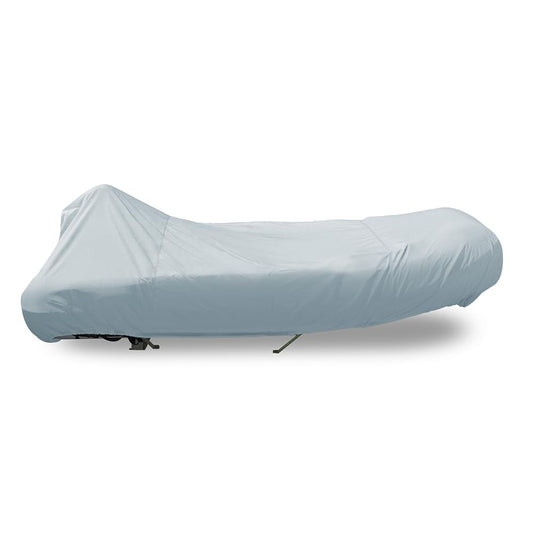 CARVER 7INF9BF-10 Carver Poly-Flex II Styled-to-Fit Boat Cover f/9.5' Blunt Nose Inflatable Boats - Grey