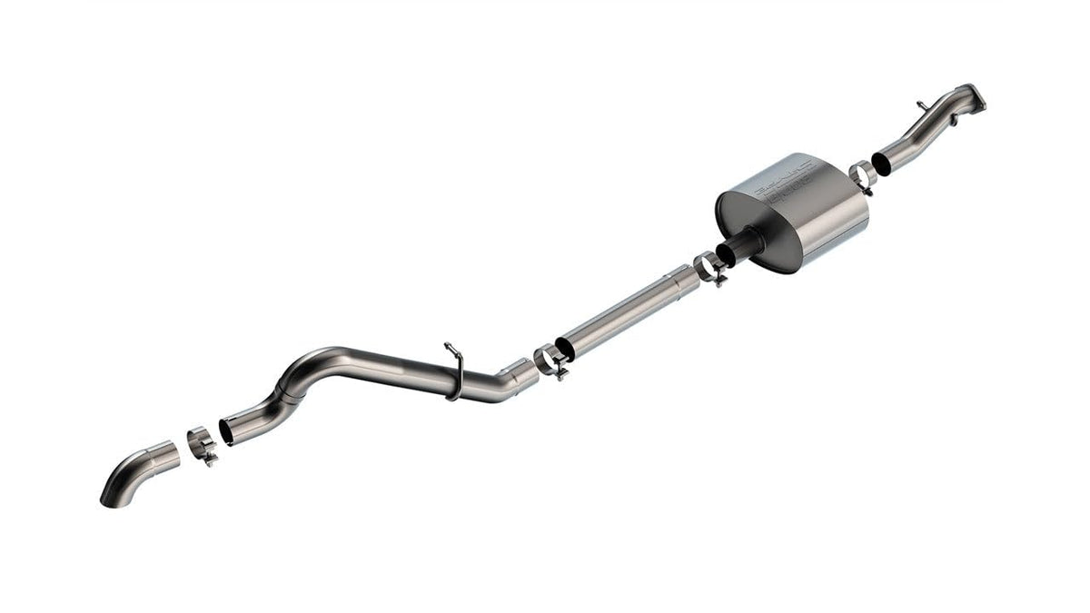 BORLA 140902 Borla S-Type Cat-Back Exhaust System 2021-2023 Ford Bronco 2.7L V6 Auto Trans 4 Wheel Drive 2 & 4 Door - 140902