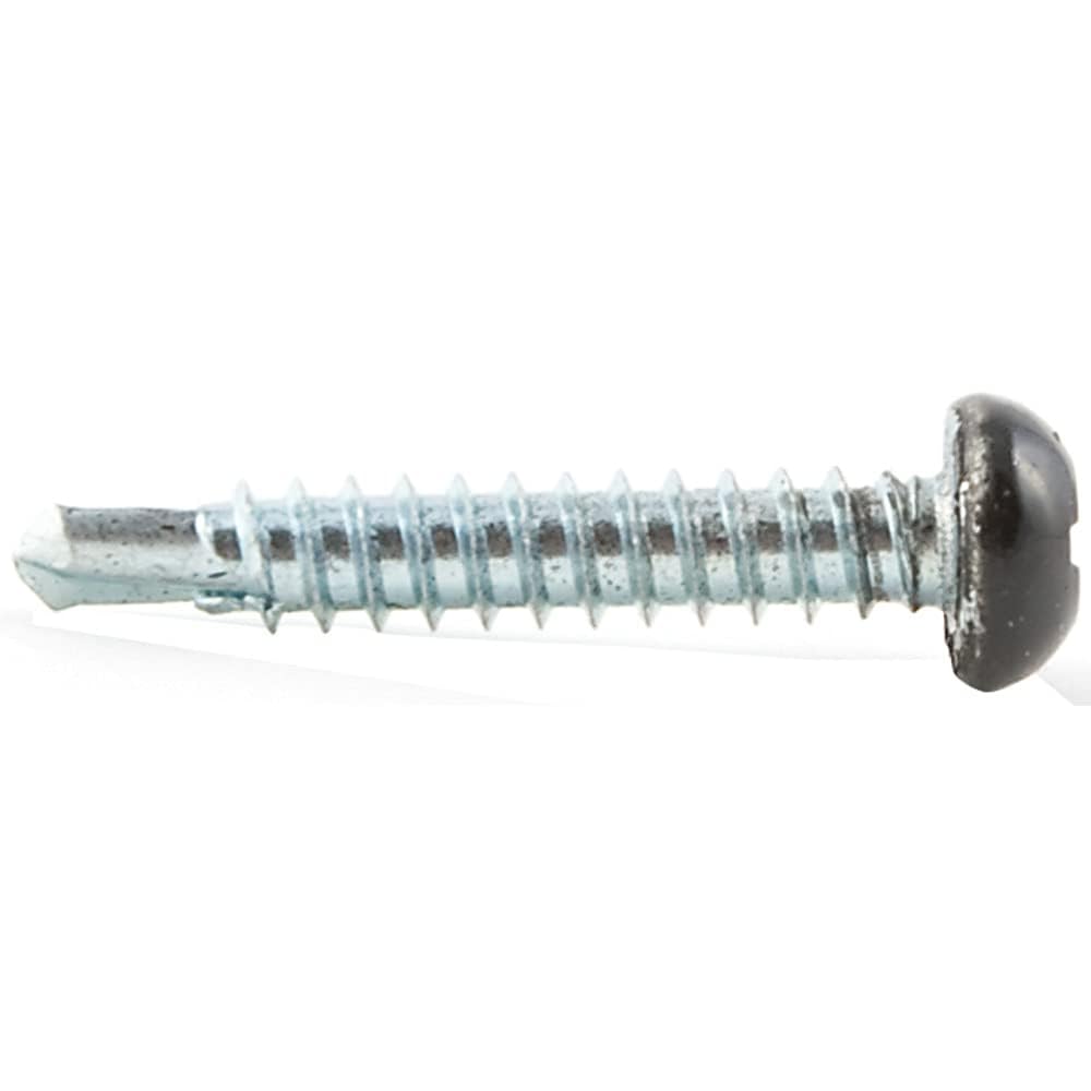 AP PRODUCTS 012-PTK500BL8X1-1/2 AP Products 012-PTK500BL 8X1-1/2 Black #8 Self-Tapping Pan Head Tri-Screws - 1.5", 500 Pack