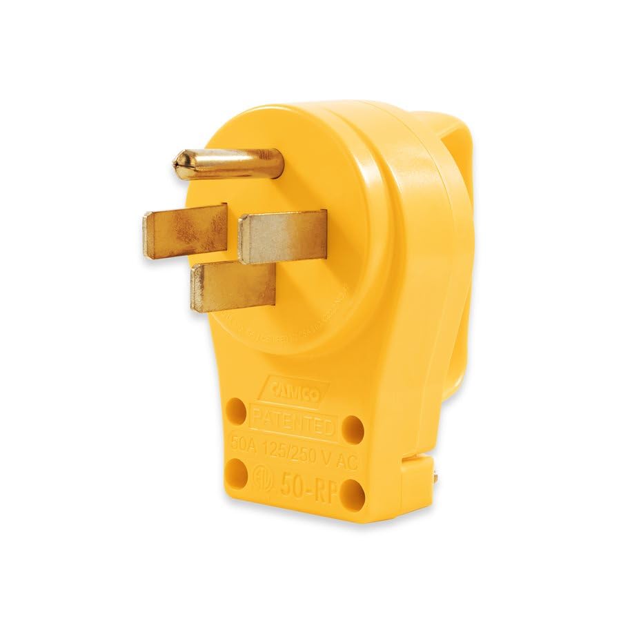 CAMCO 55252 Camco Mfg 55252 50-Amp Power Grip Plug